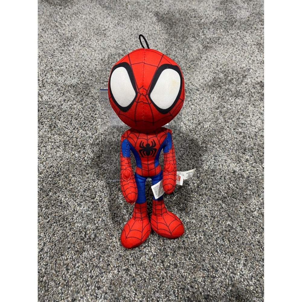 Marvel Spidey and His Amazing‎ Friends Spider-Man Plush Stuffed Toy Red Blue